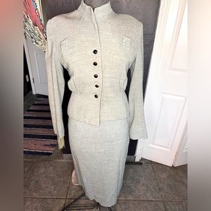 Vintage (50’s) Dan Millstein Balenciaga- designer Italian skirt dress- size 6